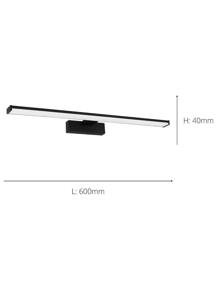 Eglo Black Pandella Bathroom Mirror Light - Image 4 of 4