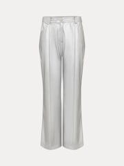 Phase Eight Metallic Kenzie PU Crop Trousers - Image 7 of 7