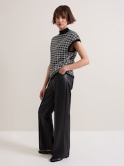 Phase Eight Black Tiffany Metallised Fibre Tank - Image 4 of 7