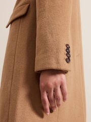 Phase Eight Brown Lydia Wool Coat - Image 6 of 7