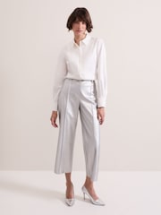 Phase Eight Cream Tiana Tuxedo Shirt - Image 3 of 7