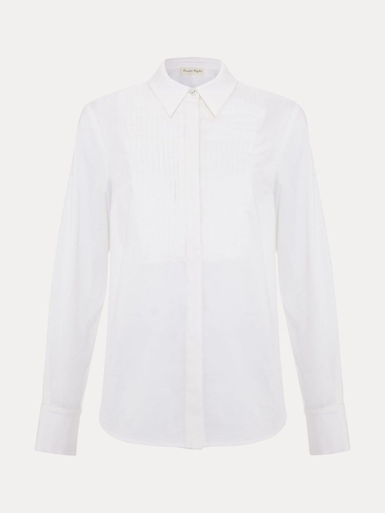 Phase Eight Cream Tiana Tuxedo Shirt - Image 7 of 7