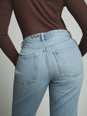 Bleach Hourglass Relaxed Bootcut 100% Cotton Jeans - Image 5 of 5