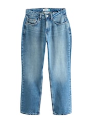 Dark Blue Hourglass Straight Leg 100% Cotton Jeans - Image 5 of 7