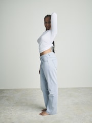 Bleach Hourglass Straight Leg 100% Cotton Jeans - Image 2 of 10