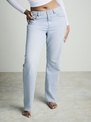 Bleach Hourglass Straight Leg 100% Cotton Jeans - Image 3 of 10