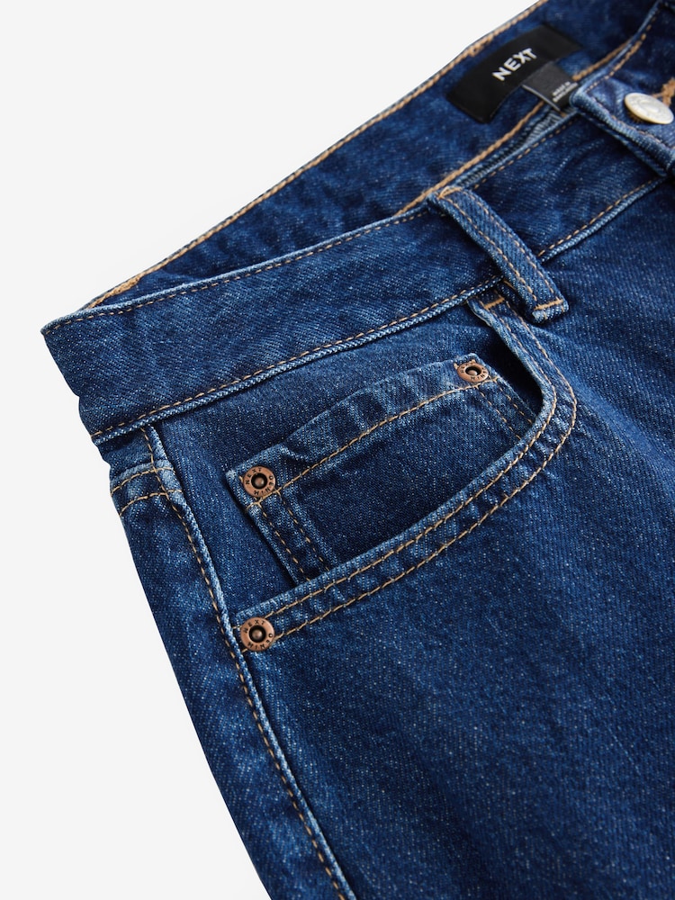 bleu foncé - Short Hourglass Denim 100% coton - Image 7 of 8