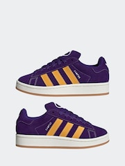 adidas Purple Junior Campus 00s Trainers - Image 5 of 9