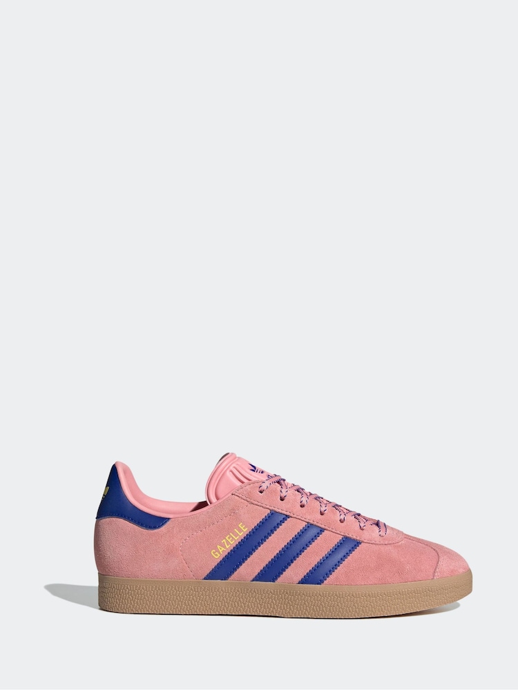 adidas Originals Pink Bolt Gazelle Trainers - Image 1 of 9