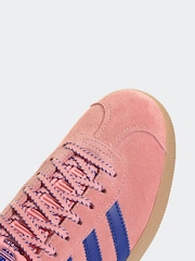 adidas Originals Pink Bolt Gazelle Trainers - Image 8 of 9