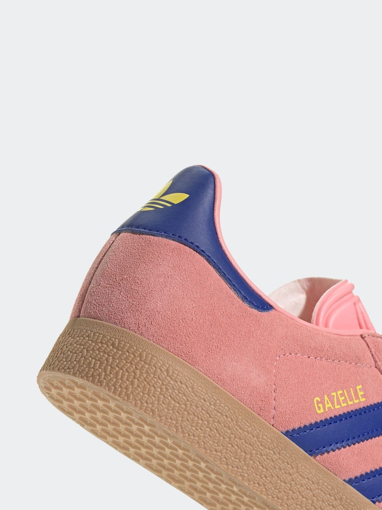 adidas Originals Pink Bolt Gazelle Trainers - Image 9 of 9