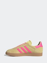 adidas Originals Yellow Gazelle Trainers - Image 2 of 10