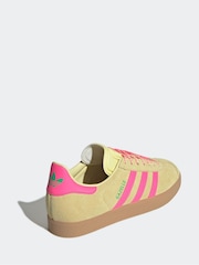 adidas Originals Yellow Gazelle Trainers - Image 4 of 10