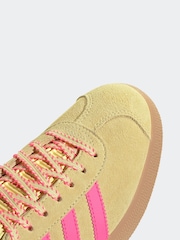 adidas Originals Yellow Gazelle Trainers - Image 9 of 10