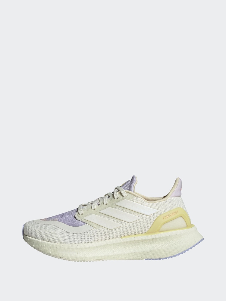 adidas Ivory Pureboost 5 Trainers - Image 2 of 9