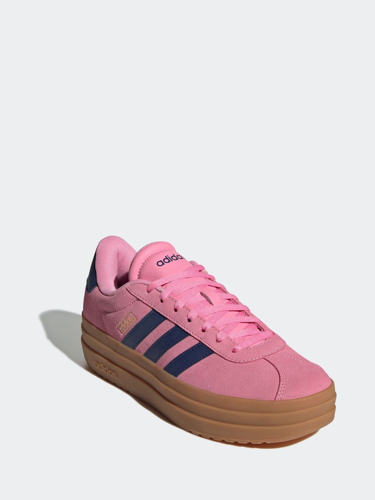 טורקיז/ורוד - נעלי ספורט של adidas דגם VL Court Bold - Image 3 of 9