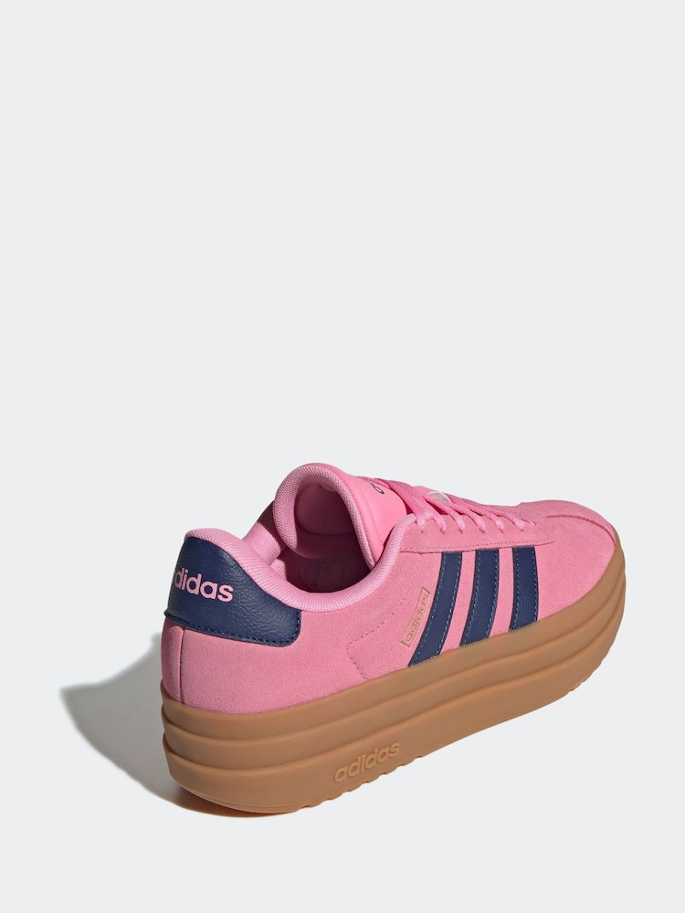 טורקיז/ורוד - נעלי ספורט של adidas דגם VL Court Bold - Image 4 of 9