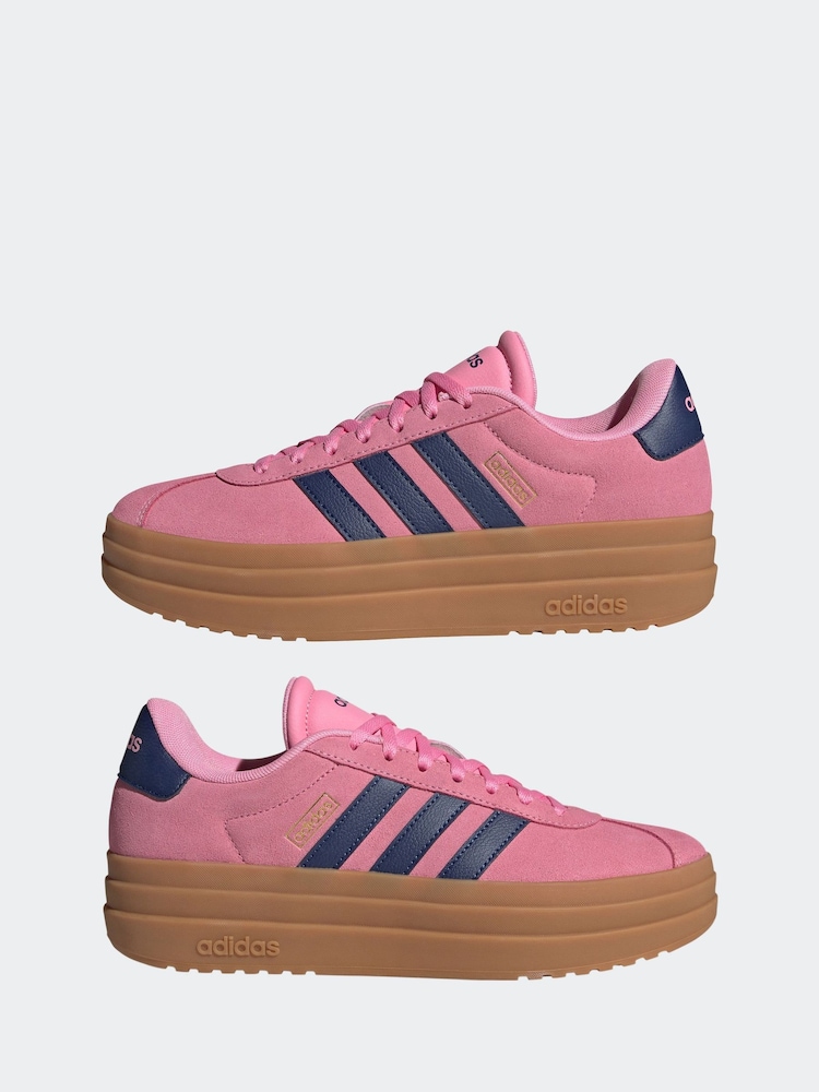 טורקיז/ורוד - נעלי ספורט של adidas דגם VL Court Bold - Image 5 of 9