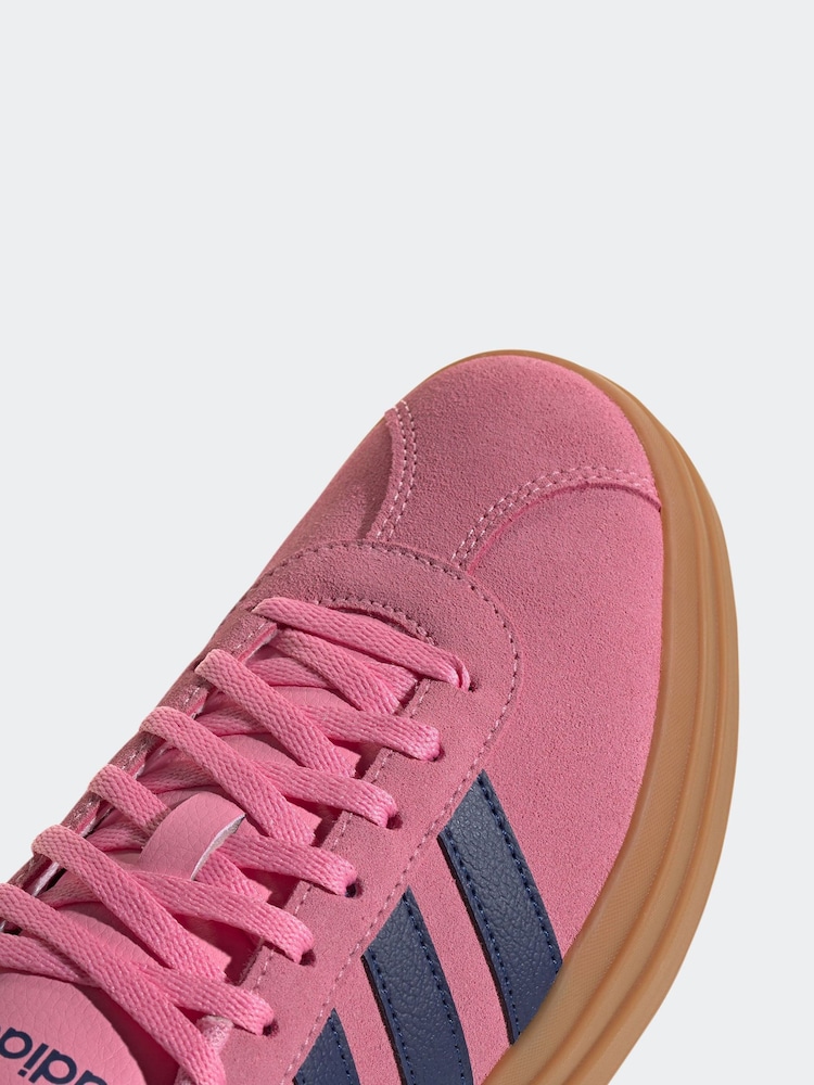 טורקיז/ורוד - נעלי ספורט של adidas דגם VL Court Bold - Image 8 of 9