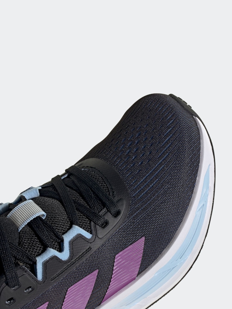 adidas Black Questar 3 Trainers - Image 8 of 9