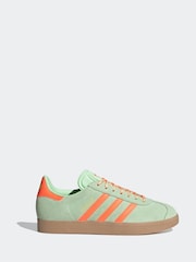 adidas Originals Green Ground Gazelle Trainers - Image 1 of 9