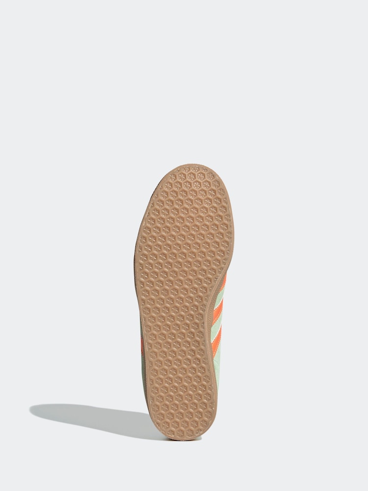 adidas Originals Green Ground Gazelle Trainers - Image 7 of 9
