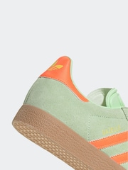 adidas Originals Green Ground Gazelle Trainers - Image 9 of 9