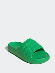 adidas Originals Green Adilette Ayoon Slides - Image 3 of 9