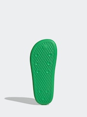 adidas Originals Green Adilette Ayoon Slides - Image 7 of 9