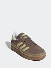 adidas Originals Brown Gazelle Bold Trainers - Image 3 of 9
