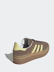 adidas Originals Brown Gazelle Bold Trainers - Image 4 of 9