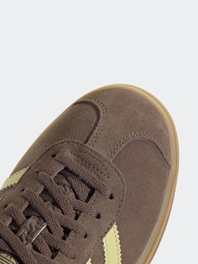 adidas Originals Brown Gazelle Bold Trainers - Image 9 of 9