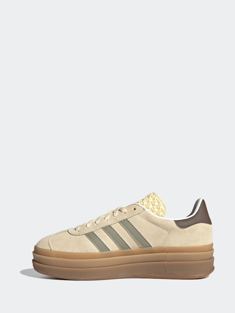 Amarillo - adidas Originals Gazelle Bold Trainers - Imagen 2 de 9