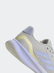 adidas Grey Runfalcon 5 Trainers - Image 9 of 9