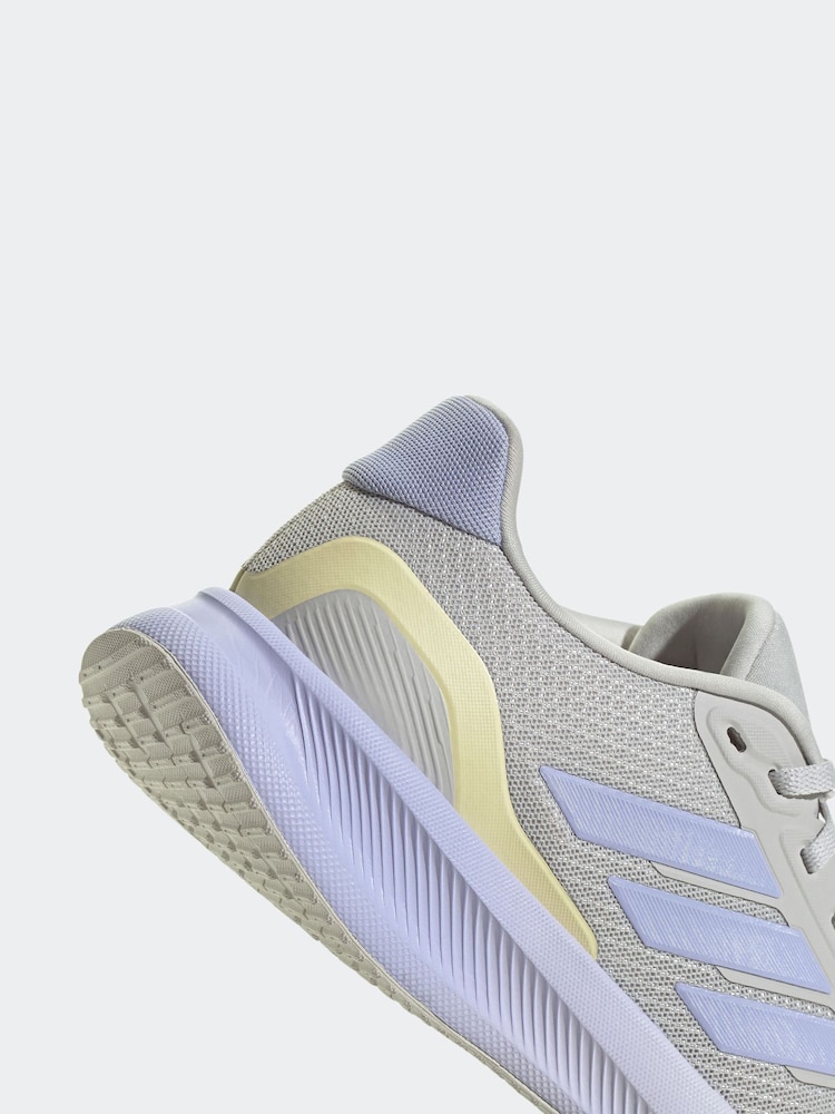 adidas Grey Runfalcon 5 Trainers - Image 9 of 9
