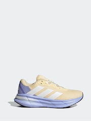 adidas Yellow Galaxy 7 Trainers - Image 1 of 10