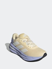 adidas Yellow Galaxy 7 Trainers - Image 3 of 10