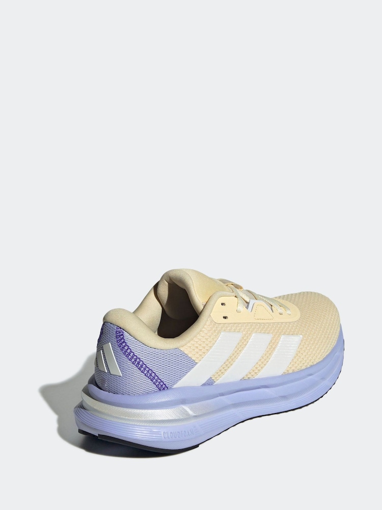 adidas Yellow Galaxy 7 Trainers - Image 4 of 10