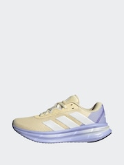 adidas Yellow Galaxy 7 Trainers - Image 5 of 10