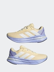 adidas Yellow Galaxy 7 Trainers - Image 6 of 10