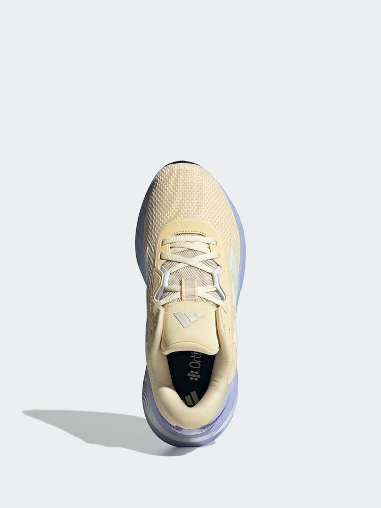 adidas Yellow Galaxy 7 Trainers - Image 7 of 10