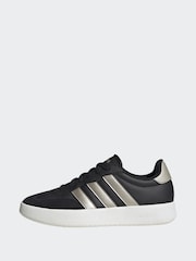 adidas Black Barreda Animal Print Trainers - Image 2 of 10