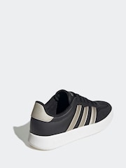 adidas Black Barreda Animal Print Trainers - Image 4 of 10