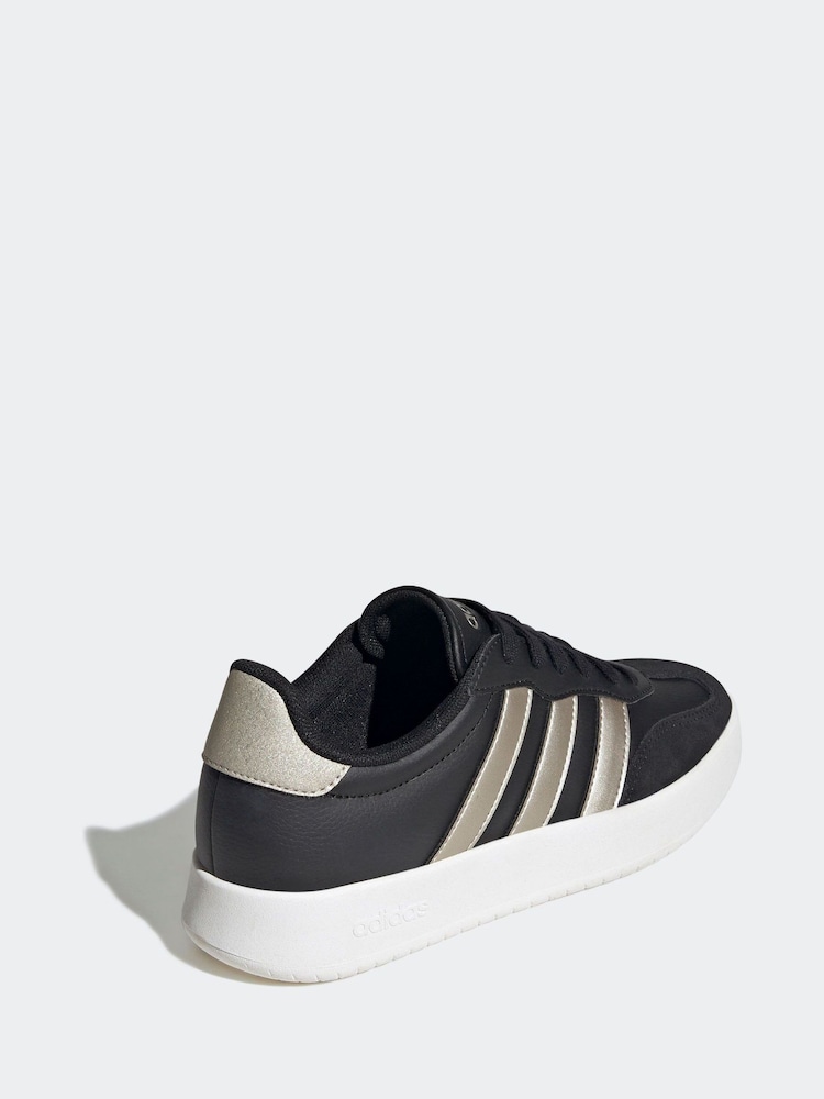 adidas Black/Silver Barreda Trainers - Image 4 of 10