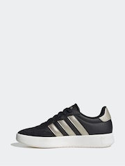 adidas Black Barreda Animal Print Trainers - Image 5 of 10