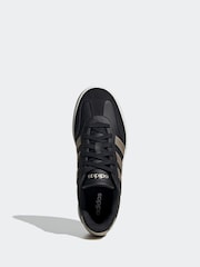 adidas Black Barreda Animal Print Trainers - Image 6 of 10