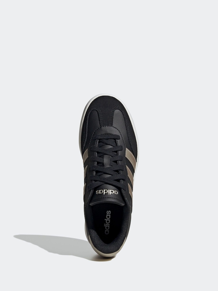 adidas Black/Silver Barreda Trainers - Image 6 of 10