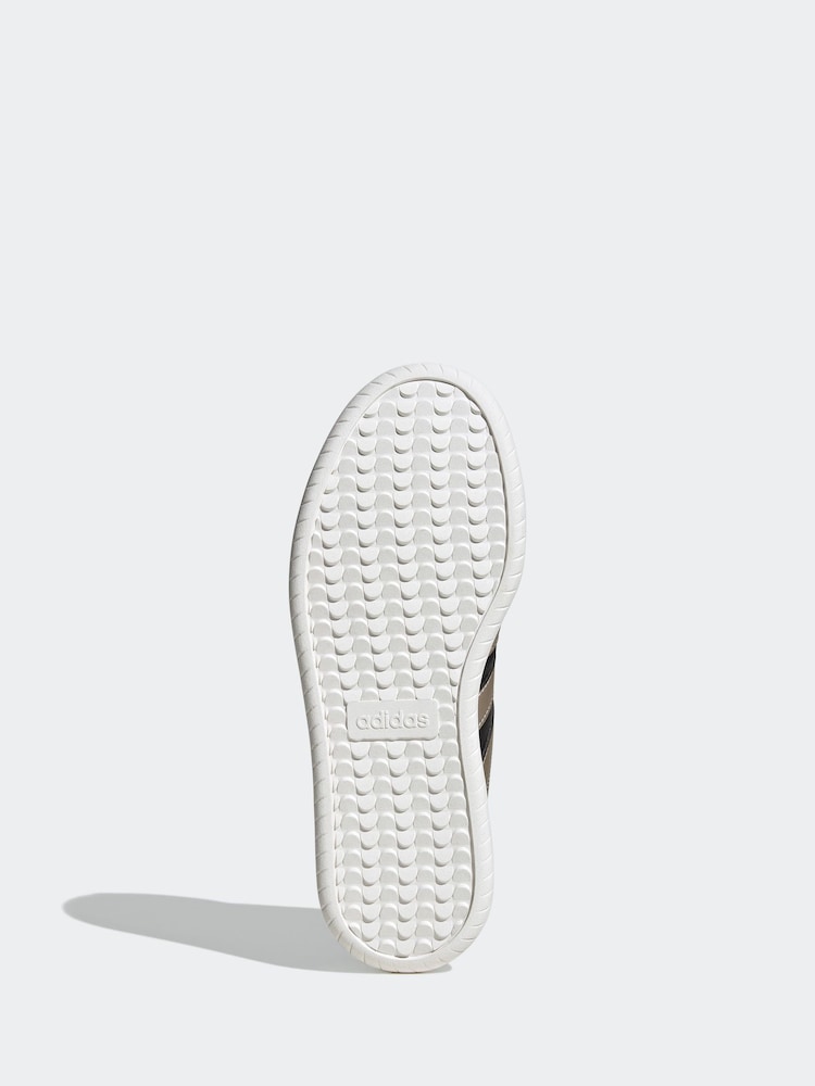 adidas Black/Silver Barreda Trainers - Image 7 of 10