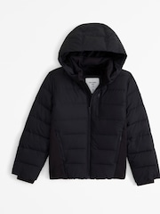 Abercrombie & Fitch Quilted Hooded Puffer Coat - Image 1 of 3