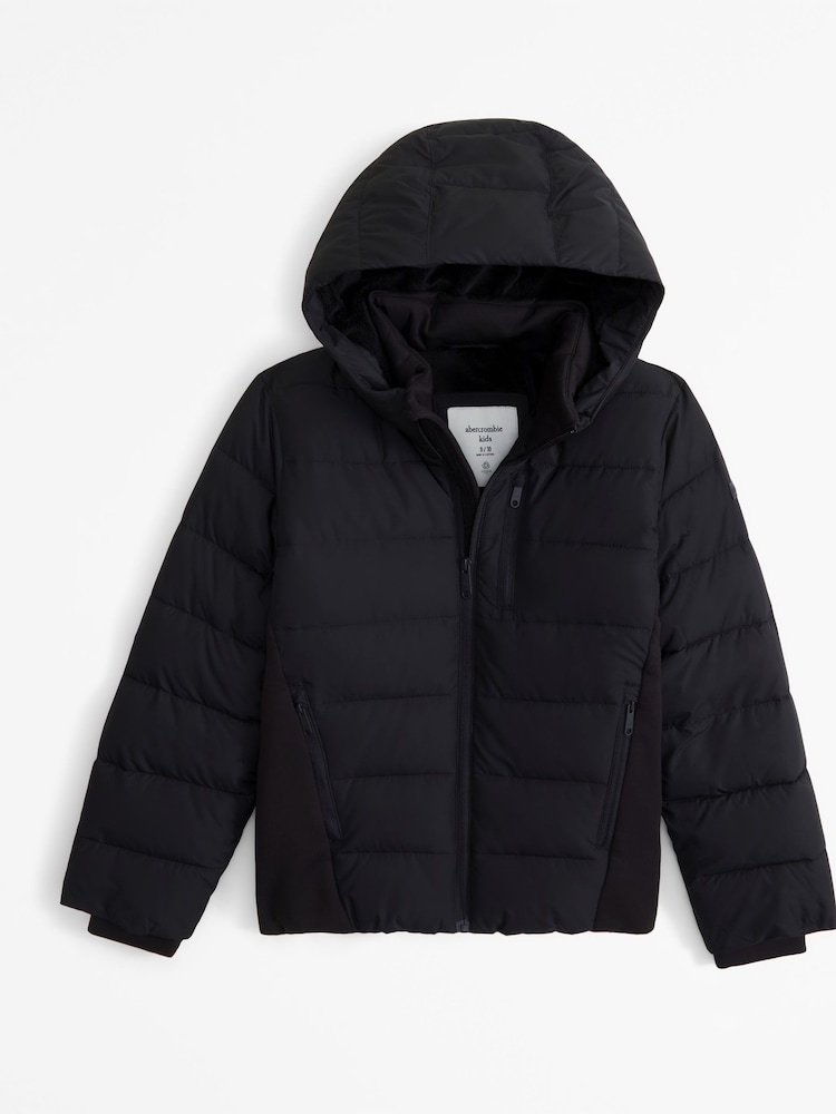 Abercrombie & Fitch Quilted Hooded Puffer Coat - Image 1 of 3